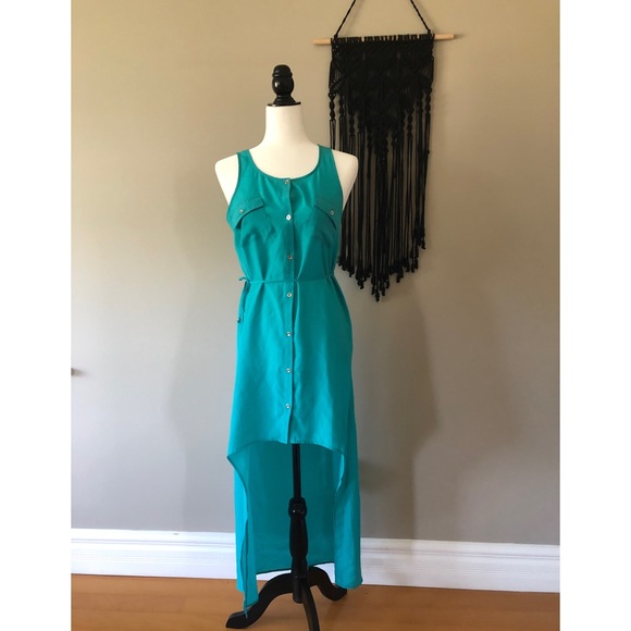 Mia melon high low tunic / dress - Picture 1 of 12